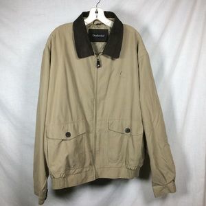 Dunbrooke Mens Tan Jacket Logo PABCO, Sz XL